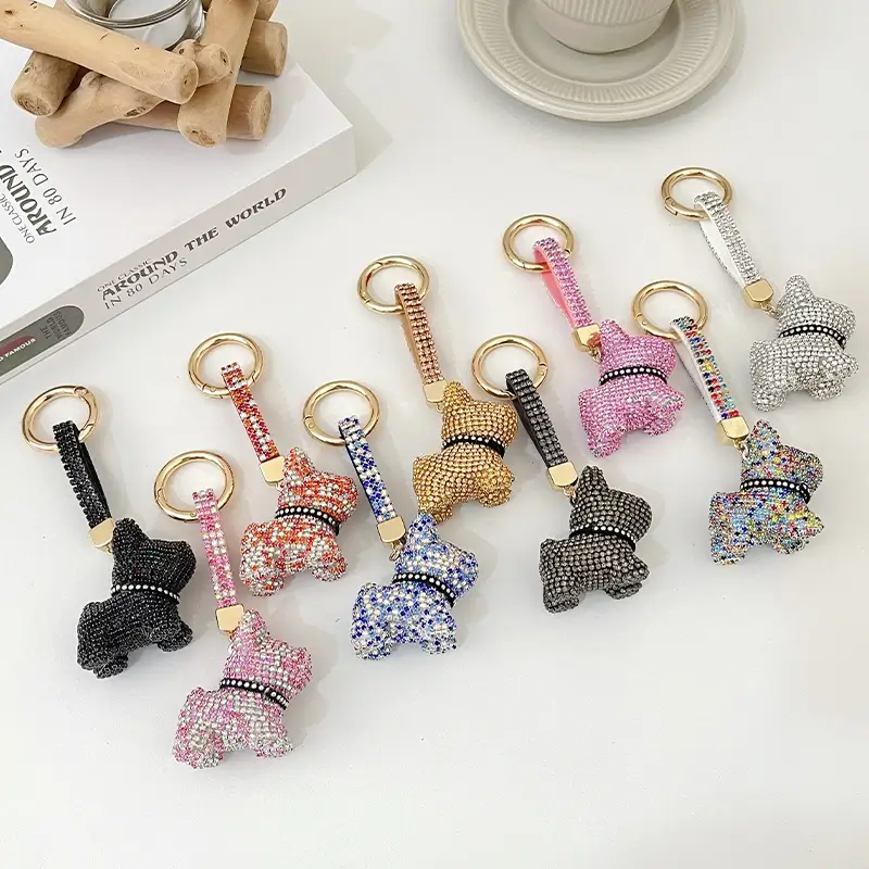 french bulldog key ring