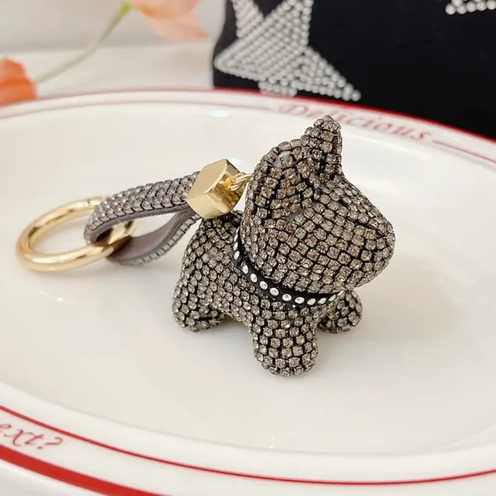 french bulldog key ring