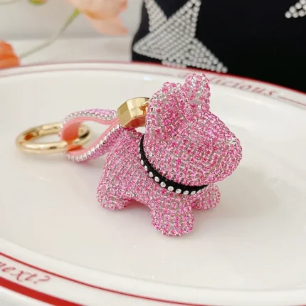 french bulldog key ring