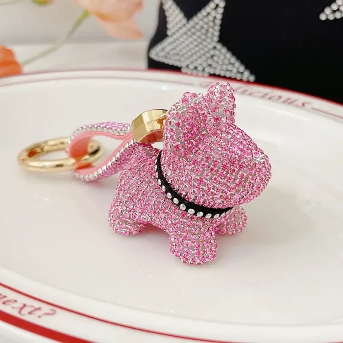 french bulldog key ring