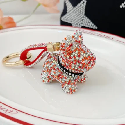 french bulldog key ring