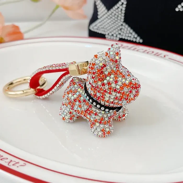 french bulldog key ring