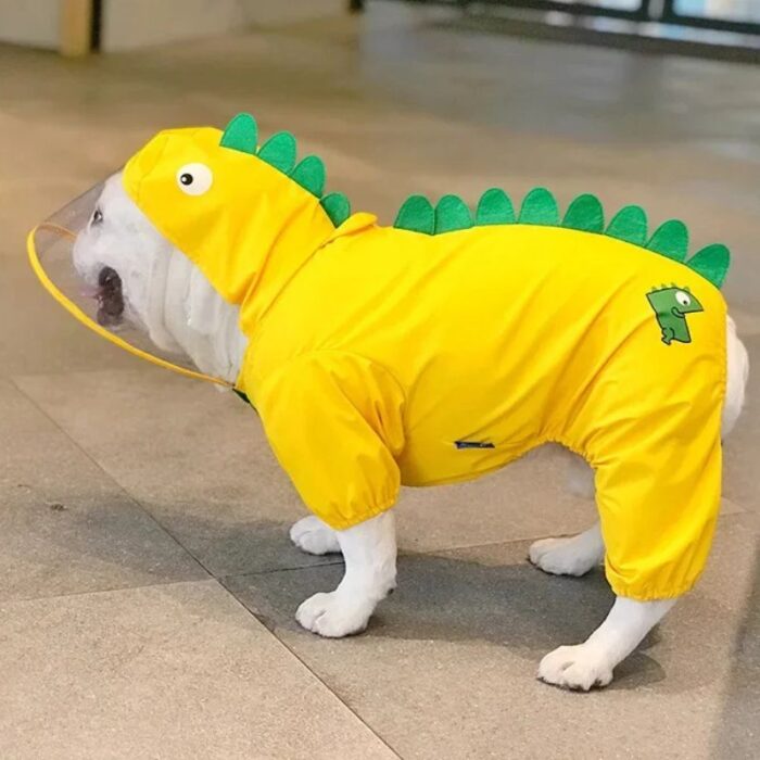 french bulldog rain jumpsuit