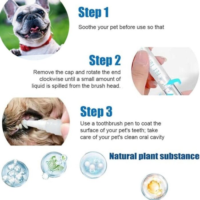 french bulldog teeth pen