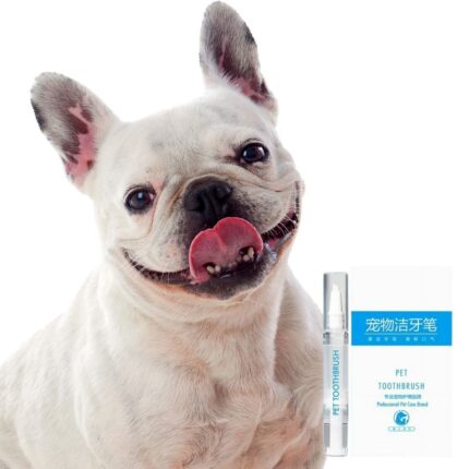 french bulldog teeth pen