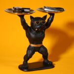 french bulldog tray statue