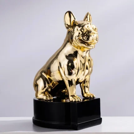 french bulldog trophy ornaments