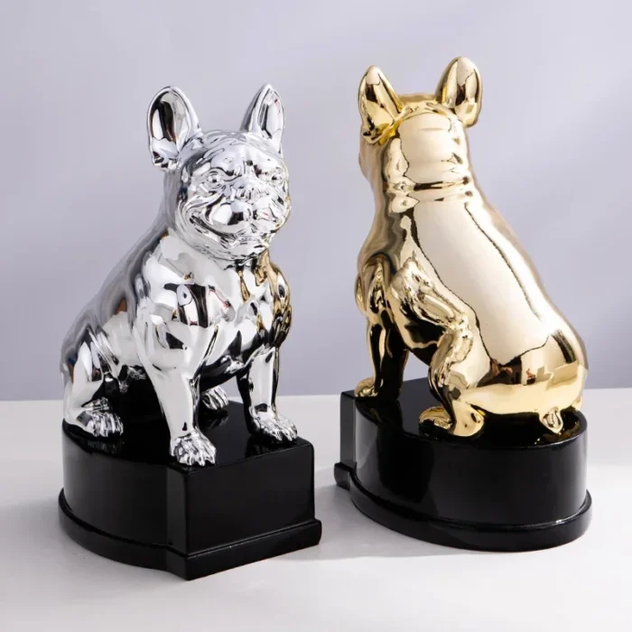 french bulldog trophy ornaments