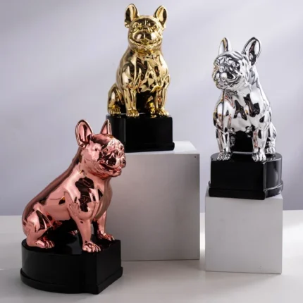 french bulldog trophy ornaments