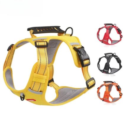 mesh reflective french bulldog harness