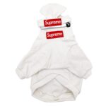 pupreme french bulldog hoodie hat