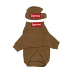 pupreme french bulldog hoodie hat