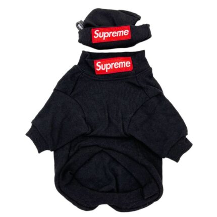 pupreme french bulldog hoodie hat