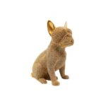shiny french bulldog statue