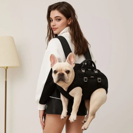shoulder french bulldog carrier