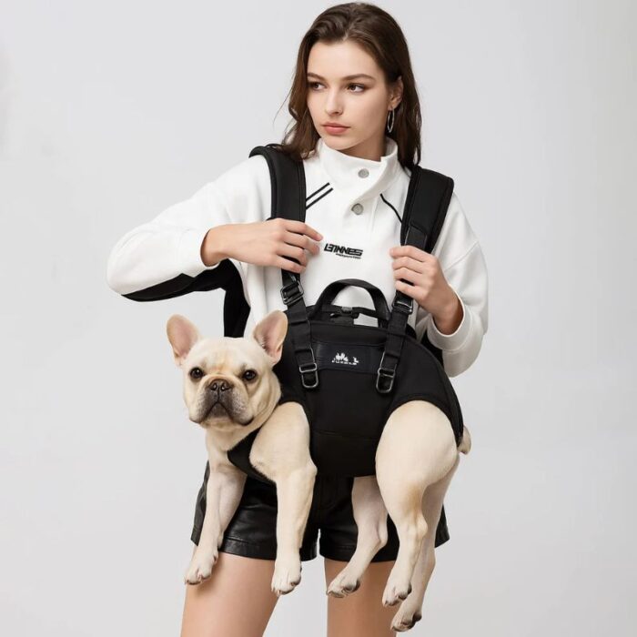 shoulder french bulldog carrier