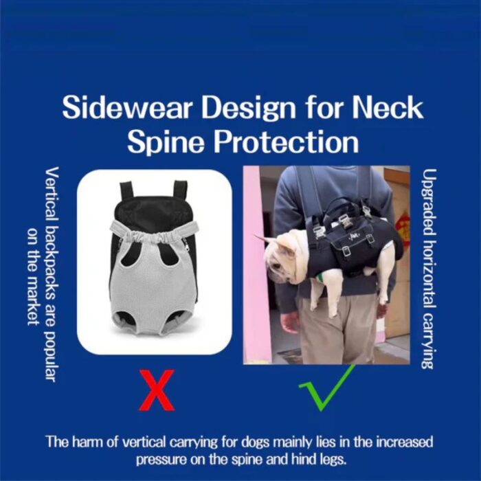 shoulder french bulldog carrier