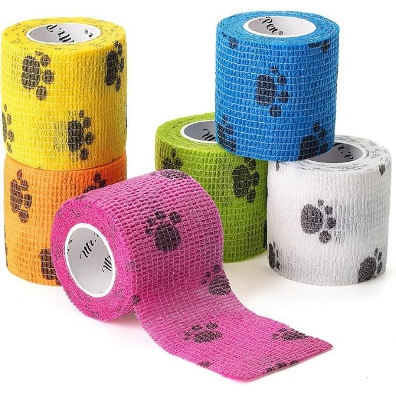 frenchie dog paw bandage