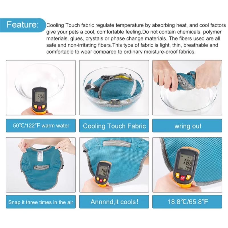 heat relief french bulldog vest