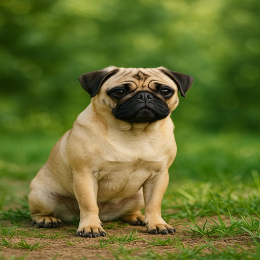 RETRO PUG FRENCHIE SPACE