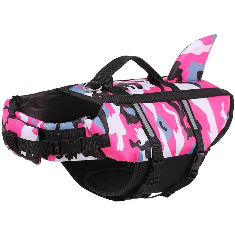 camo french bulldog swimming vest