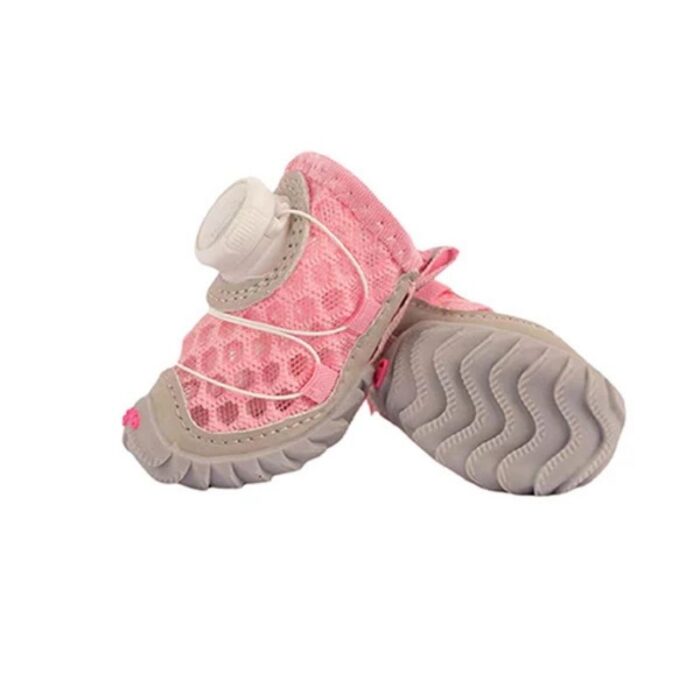 french bulldog mesh sneakers
