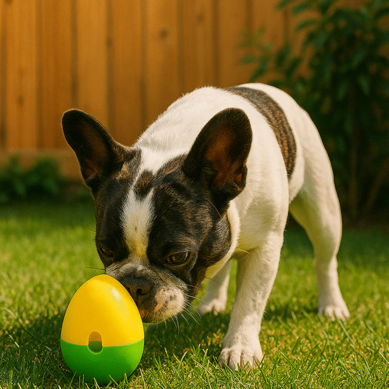 slow feeder for french bulldog frenchie space