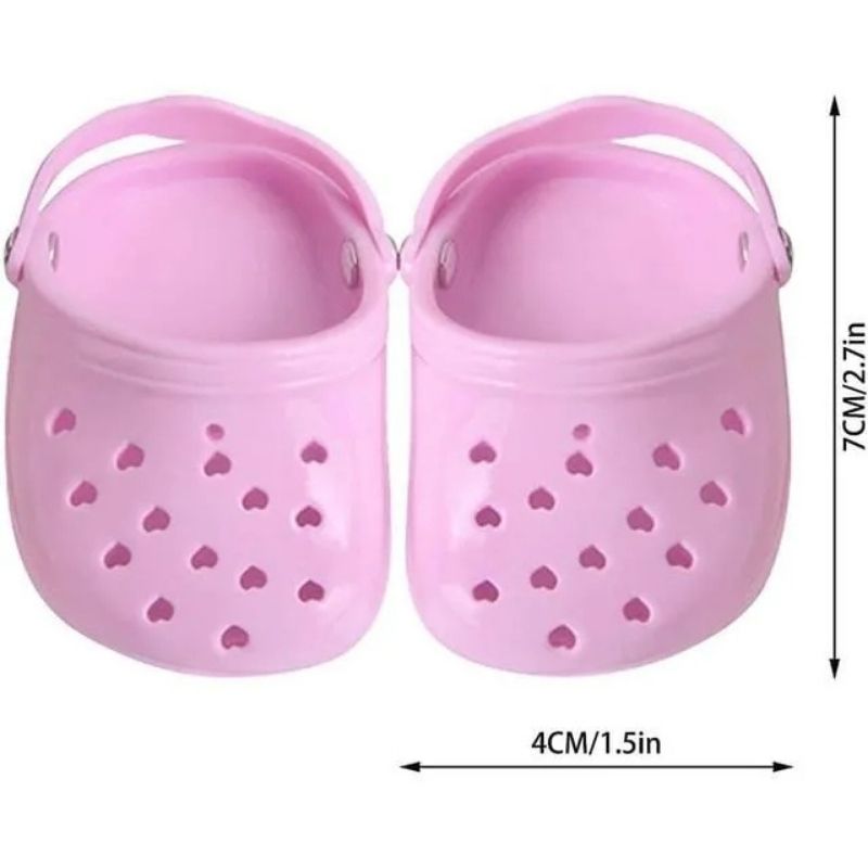 frenchie crocky sandals