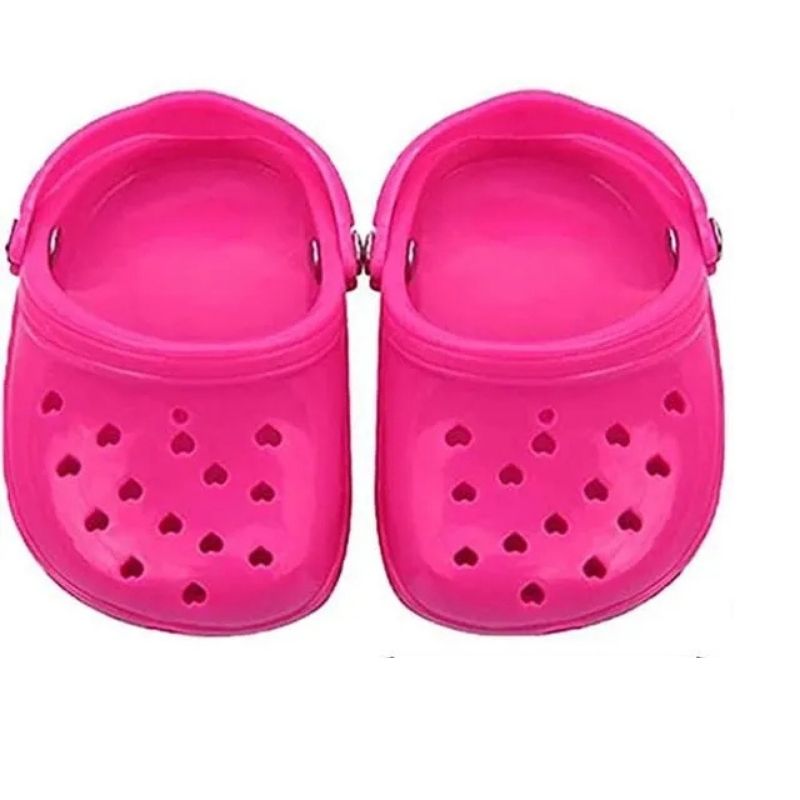 frenchie crocky sandals