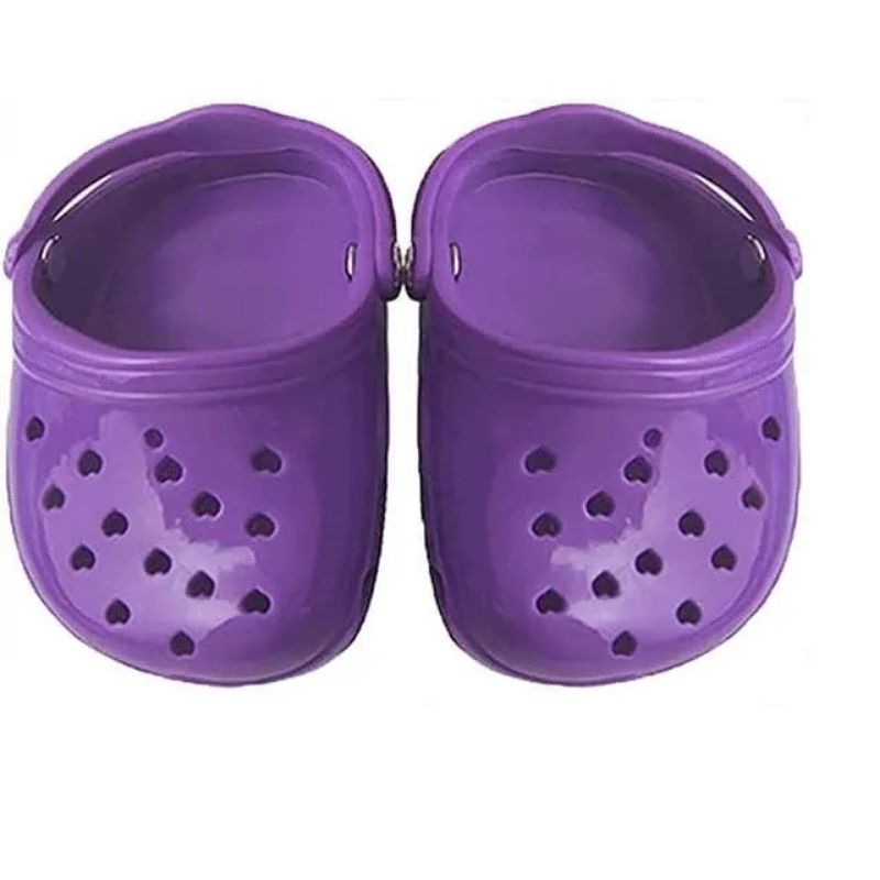 frenchie crocky sandals