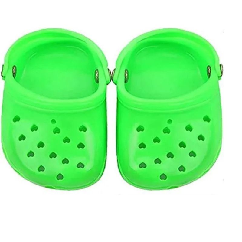 frenchie crocky sandals