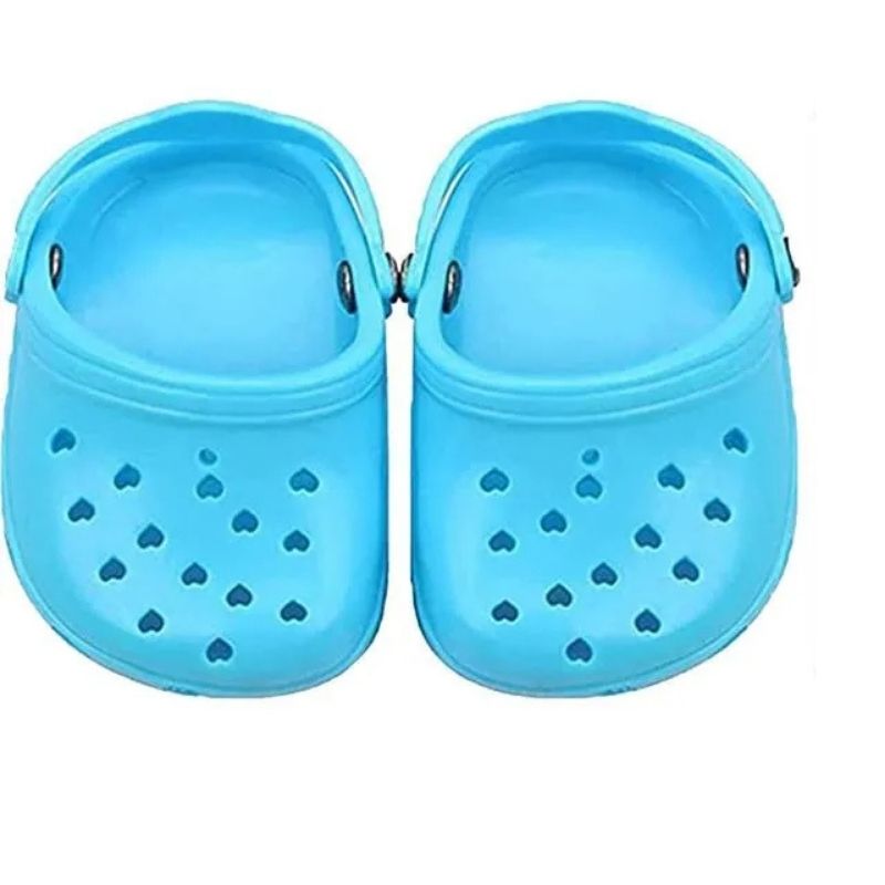 frenchie crocky sandals