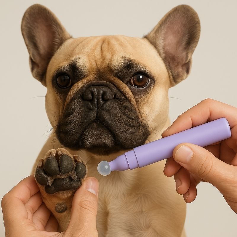 frenchie paw care roller