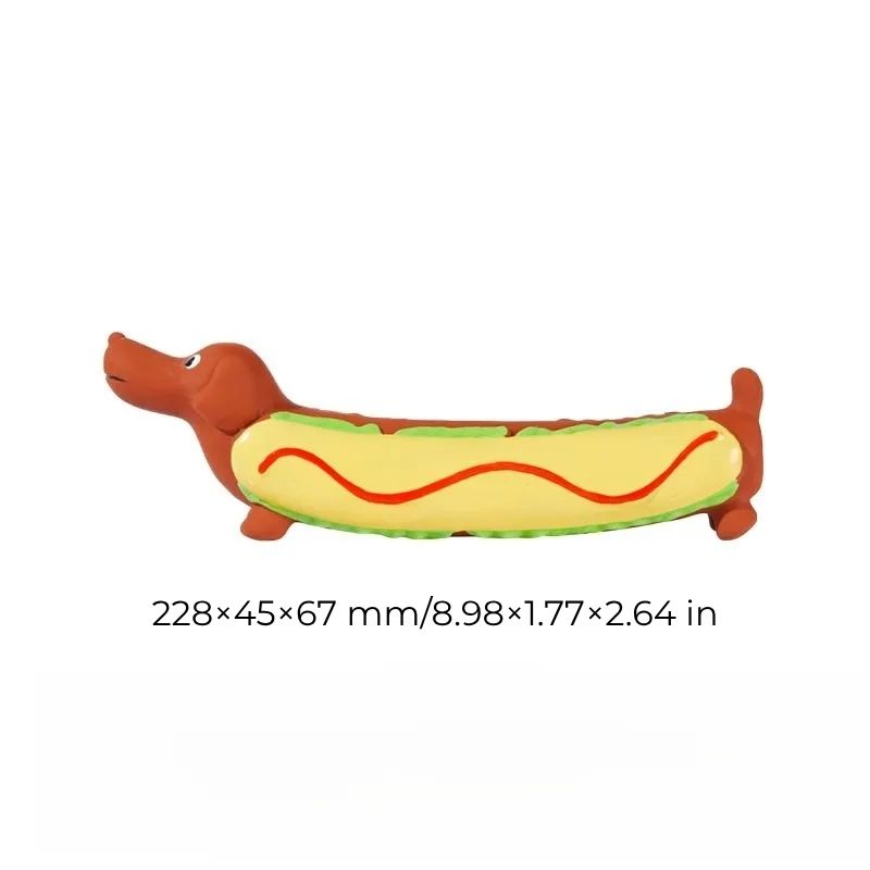 frenchie sausage dog toy