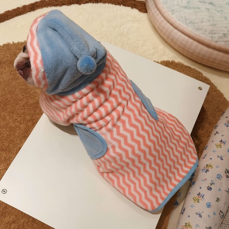 french bulldog spa day towel