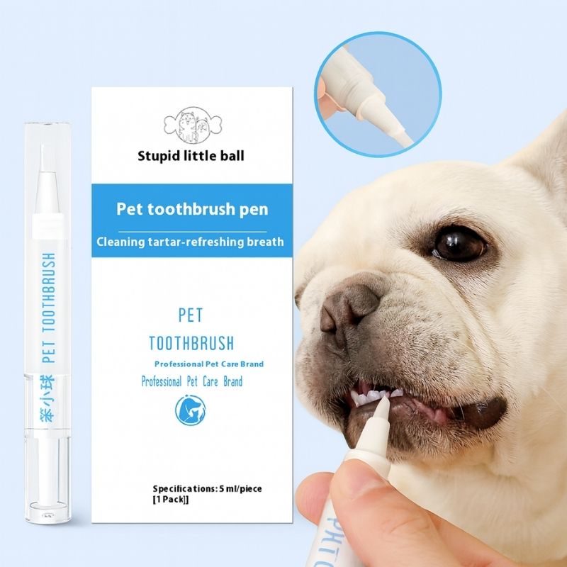 french bulldog toothbrush pen
