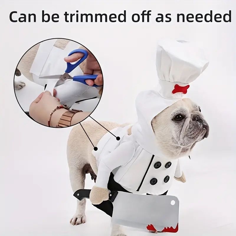 french bulldog butcher costume