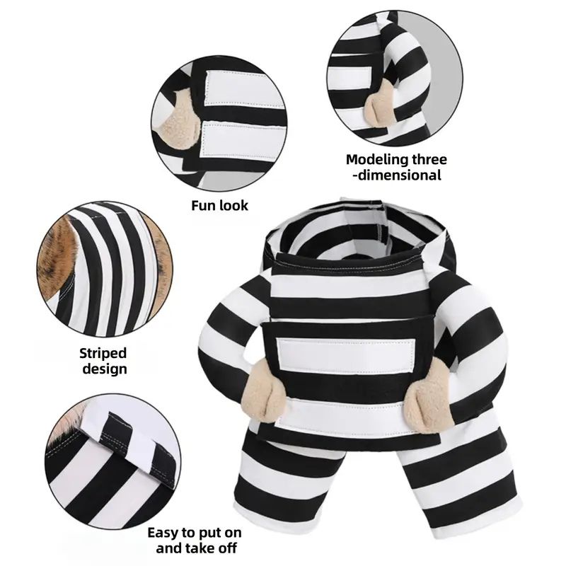 french bulldog prisoner costume