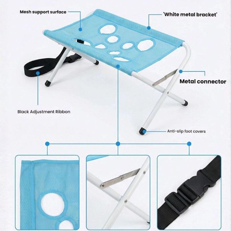 frenchie grooming hammock stand